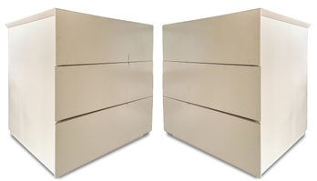 A Pair Of Modern Nightstands By Mobital Furniture