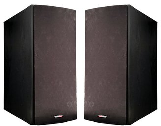A Pair Of Large Polk Audio Speakers