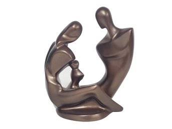 Austin Productions Durastone Bronze Look Sculpture Abstract Modern Family By Alexsander Danel Artist