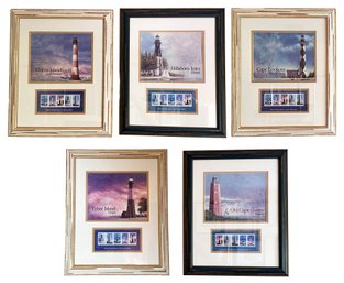 Framed Commemorative Stamps - 'A' Lighthouses