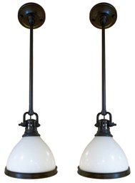 A Pair Of Modern Pendant Lights