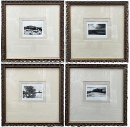 A Series Of 4 Vintage Black And White Prints - Beautifully Framed