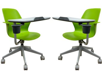 A Pair Of Modern Steelcase 'Node' Office Chairs