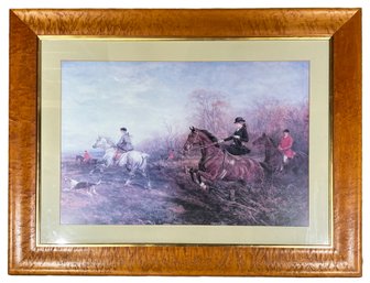 A Large Equestrian Print, Beautifully Frames