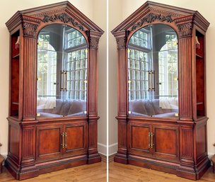 A Pair Of Beautiful Henredon Display Cabinets