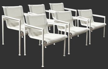 A Set Of Six 1966 Dining Arm Chairs By Richard Schultz For Knoll (1 Of 2 In Sale)