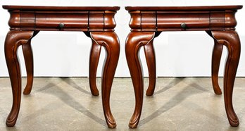 A Pair Of Mahogany Side Tables