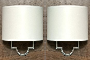 A Pair Of Modern Wall Sconces By Quoizel