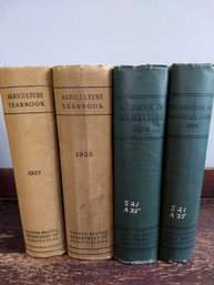 1920's Yearbook Of The Department Of Agriculture Four Volumes Years 1923, 1925, 1926, And 1928