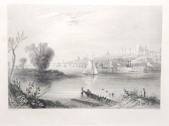 W.h. Bartlett - Albany Engraving 1840s