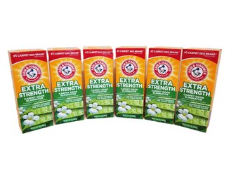 New - 7 Boxes Arm & Hammer Carpet & Room Extra Strength Odor Eliminator - 30 Oz Each