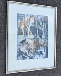 Beautiful Limited Edition Print By Jean Dalton, Titled 'Ancient City'