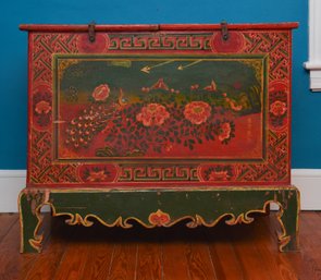 ABC Carpet & Home Vintage Hand Painted Asian Chest