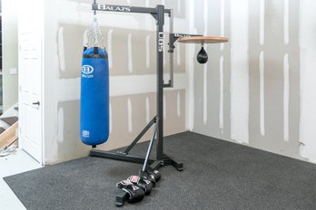 Balazs UBS  2 Station - Heavy Bag & Speed Bag Stand - Plus Extras - Retail $2179