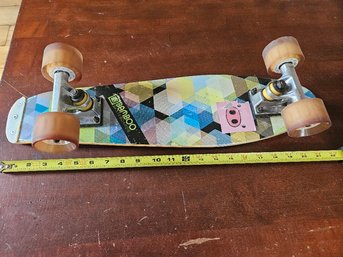 #23 - Bamboo 22.5' Wooden Skateboard In Excellent Original Condition.