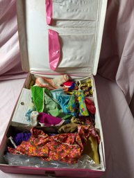 Collection Of Vintage Barbie Clothes In The World Of Barbie Double Doll Case