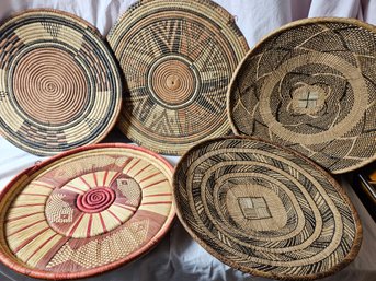 Selection Of Beautifully Handcrafted Placemat, Bowl And Serving Tray
