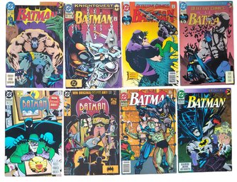 1993 DC Comics  BATMAN Lot #10,15,489,496,497,502,657,664
