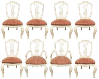 A Set Of 8 French Provincial Dining Chairs By Thomasville Impressions