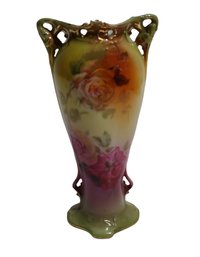 Vintage Royal Bayreuth Hand Painted Double Handle 6' Vase