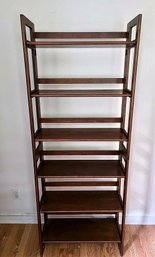 Made In Chile Wooden Bookcases- 2-Made To Be Stacked  Collapses Flat