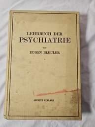 Very Unique And RARE 1937 Eugen Blueler Book On Psychiatrie - In German - Hard Cover