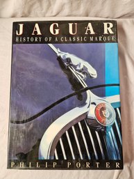 Book On The Jaguar History Of A Classic Marque By Philip Porter And XF Brochure