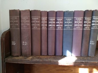 1910'S Yearbook Of The Department Of Agriculture 1910-1919 10 Volume Set