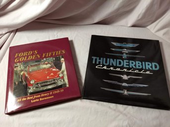 Selection Of 2 Books Pertaining To Vintage Ford Vehicles And The History Of The Thunderbird