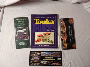 Selection Of 4 Books Pertaining To Collecting Tonka Toys, And Toy Trucks