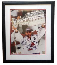 Ray Bourque Colorado Avalanche Signed 2001 Stanley Cup  Photo