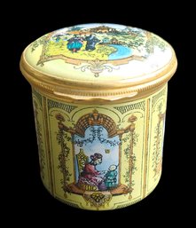 Halcyon Days Figural Scenic Enamel Trinket Pill Box