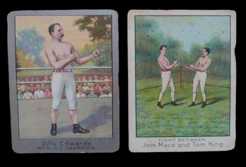 1910 Mecca Cigarettes Prize Fighters Cards