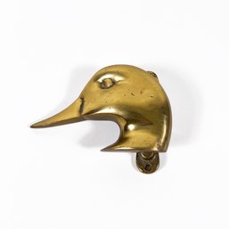 Brass Duck Head Door Knocker