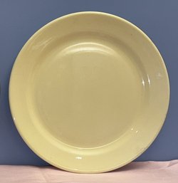 14.5' Round T S & T Lu-Ray Pastels Yellow Serving Platter