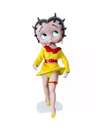 Danbury Mint 1995 Betty Boop Shopping Spree Porcelain Doll & Stand - NOS
