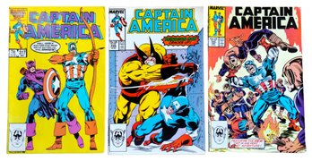 1986-1987 Marvel Comics CAPTAIN AMERICA Lot #317,330,335