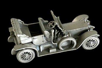 Danbury Mint 1909 Rolls Royce Silver Ghost Collector Pewter Car Model 1.43' Scale 4.5' L  1.75 Pound Weight
