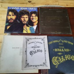 #133 Lot Of 4 Vintage Record Albums Kenny Rogers, James Taylor, Carpenters & More In Excellent Playable Cond.