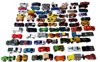 Lot Of 75 Hot Wheels Matchbox Etc Vehicles
