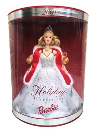 New In Box 2001 Special Edition Holiday Celebration Barbie In Shimmering Crystalline Gown