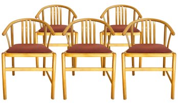 Set Of 5 - Mid-Century Modern Wishbone Chairs