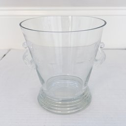 Vintage Glass Champagne Bucket