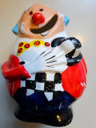 Vintage Capsco Ceramic Clown Piggybank, Made In Japan