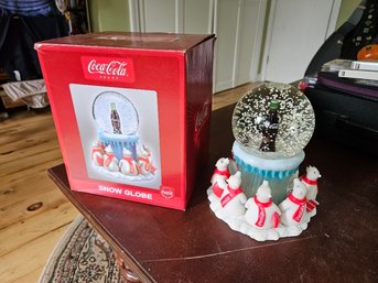 #93 - Coca Cola Giant Snow Globe By Spencer Gifts New In Box