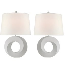 A Pair Of Visual Comfort Mobius Medium Table Lamp