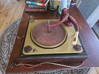 #30 - Vintage Collaro RC 456 High Fidelity Turntable (England) For Parts Or Repair-Rare