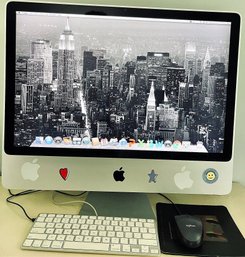 Older IMac Mac OS X 2.66 GHz Intel Core 2 Duo, Keyboard, Mouse (read Description)