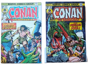 1975 Marvel Comics CONAN THE BARBARIAN #50 & 52