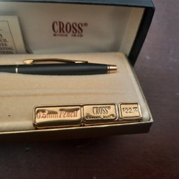 #58 - Vintage Cross #250305 Classic Black 0.5mm Mechanical Pencil Mint In Box Mint Working Condition.